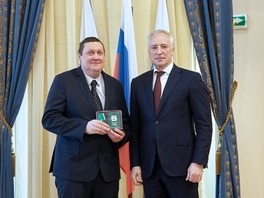 Ведущий инженер центра диагностики Инженерно-технического центра Дмитрий Саламахин  награжден медалью «За достижения»