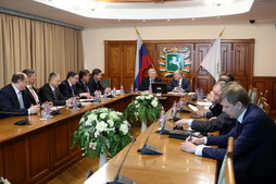Во время встречи в Администрации Томской области