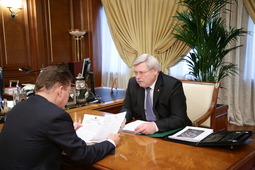Встреча Алексея Миллера и Губернатора Томской области Сергея Жвачкина