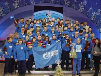Победа на спартакиаде Газпрома