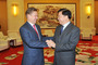 Алексей Миллер и Председатель Совета директоров CNPC Ван Илинь во время встречи