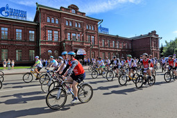 Центральный старт велопробега состоялся в Томске.