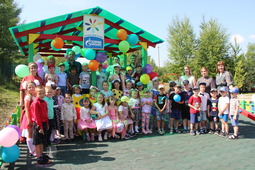 Открытие спортивной зоны для дошкольников в городе Сковородино.