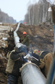 Ремонт газопровода на Томск