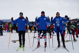 Лыжники финишировали в городском парке культуры и отдыха им. Ю. Гагарина в Южно-Сахалинске
