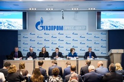 В «Газпроме», в преддверии годового Общего собрания акционеров компании, состоялась пресс-конференция «Финансово-экономическая политика ОАО „Газпром“»