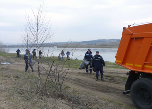 Субботник в Новокузнецком филиале