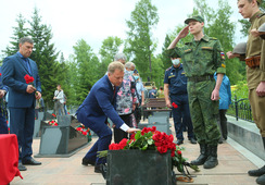 Церемония перезахоронения останков Ильи Ситникова