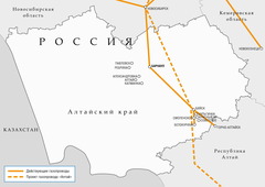 В текущем году «Газпром» построит в Алтайском крае три межпоселковых газопровода