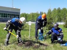 Работники Омского ЛПУМГ выразили признательность своим отцам, дедам и прадедам за их подвиг в годы Великой Отечественной войны