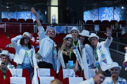 Команда "Газпром трансгаз Томск" в зрительном зале активно поддерживает всех участников конкурса.