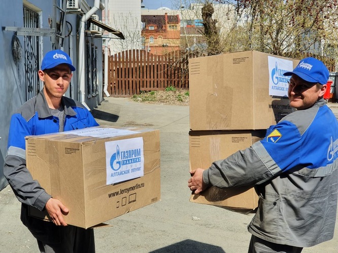 Сотрудники ООО «Газпром трансгаз Томск» за две недели собрали более 10 тонн гуманитарного груза.