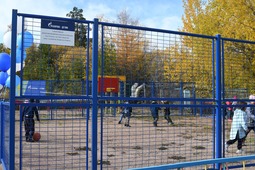 У воспитанников детского сада «Незабудка» благодаря компании «Газпром трансгаз Томск» появилась своя спортплощадка