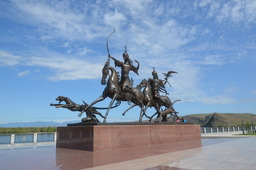 Скульптурный ансамбль «Царская охота», Кызыл, Республика Тыва