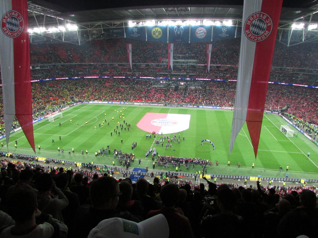 Торжественная церемония открытия финального матча Лиги чемпионов, Wembley stadium, Лондон, Великобритания