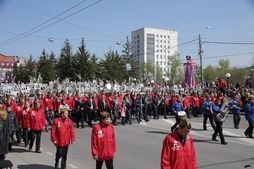 Сотрудники «Газпром трансгаз Томск» приняли участие в акции «Бессмертный полк» в Томске