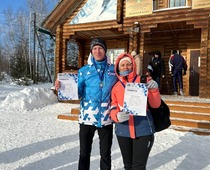 Сотрудники Ленского ЛПУМГ также в числе лучших лыжников в своем городе