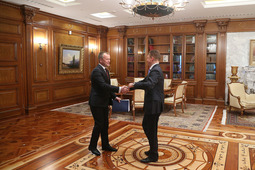 В «Газпроме» состоялась рабочая встреча Сергея Ерощенко и Алексея Миллера
