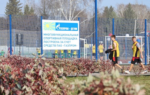 Площадки построены в рамках проекта «Газпром — детям»