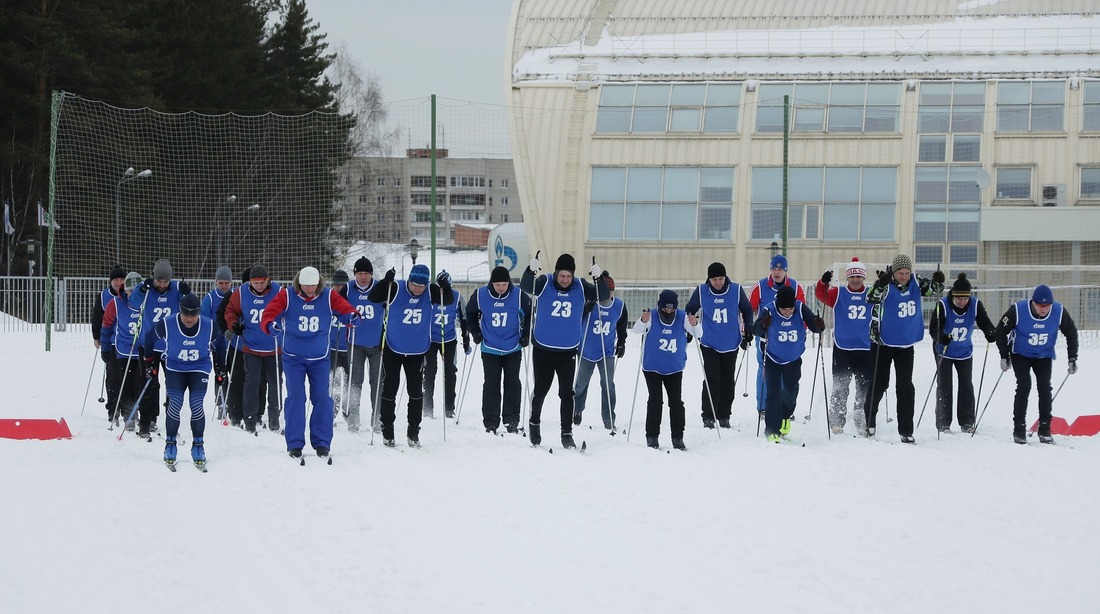 Норматив ГТО в дисциплине «Бег на лыжах» сдавали несколько десятков сотрудников ООО «Газпром трансгаз Томск»