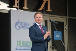 Генеральный директор Владислав Бородин на открытии турнира.