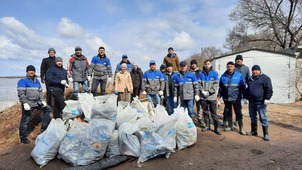 В Хабаровском ЛПУМГ организовали акцию по уборке мусора