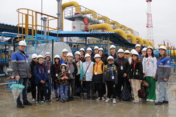 Экскурсия для детей сотрудников в честь пятилетия Сковородинского филиала на компрессорную станцию «Ерофея Хабарова»