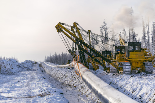 Строительство газопровода «Сила Сибири»