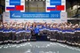 Участники строительства МГ "Сила Сибири" с Председателем Правления ПАО "Газпром" А.Б. Миллером