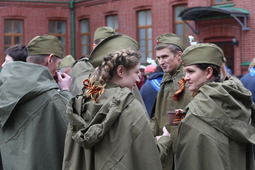 Участники акции «Бессмертный полк» г. Томск