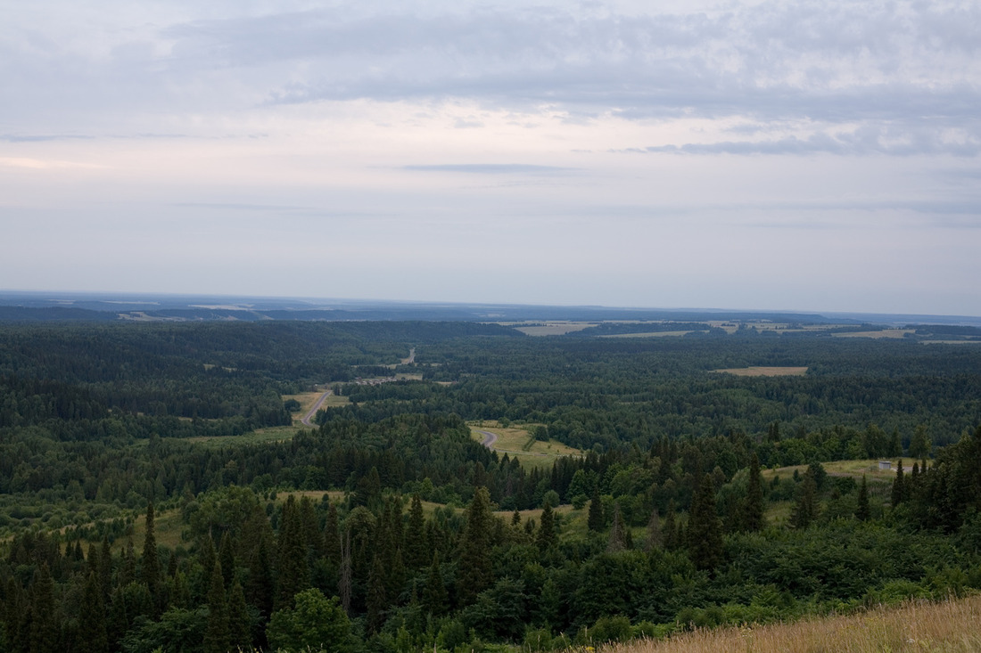 Вид со смотровой площадки в Белогорске (Амурская область)