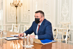 Валерий Лимаренко во время встречи