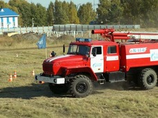 Конкурс среди водителей пожарных машин