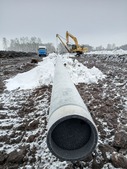 Ремонтные работы на газопроводе-отводе к ГРС «Электродный завод» осложняются погодными условиями