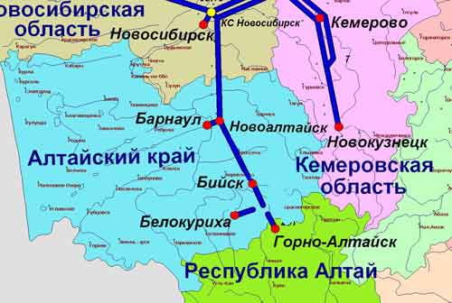 Газопровод "Бийск — Горно-Алтайск" будет сдан в эксплуатацию в 2008 году