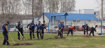 Акция по очистке территорий города Барнаула